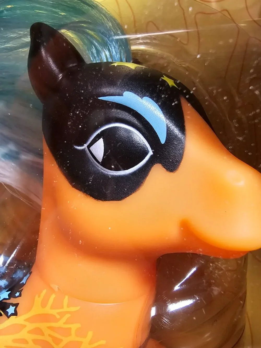 Hasbro My Little Pony Pop Art Pony Orange Blue Hair Exclusive NEW G3 MLP 2008